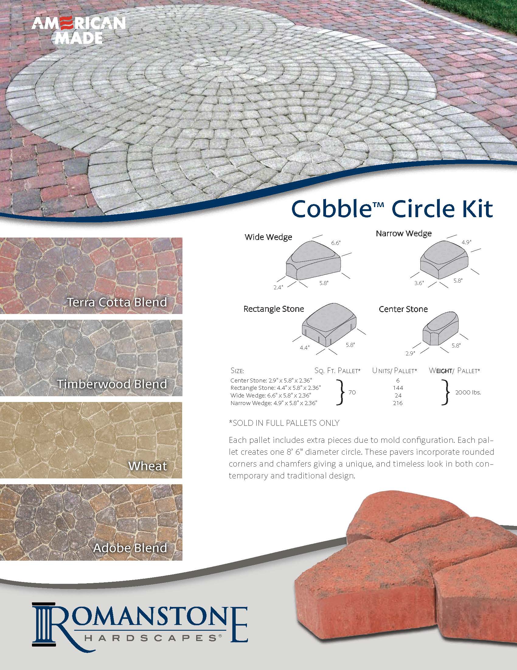 Cobble Circle Cut Sheet