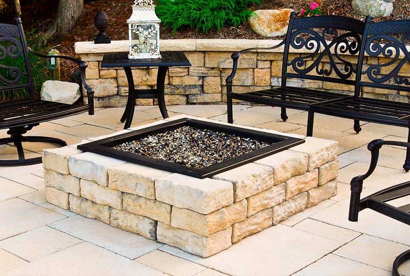Rosetta® Square Firepit